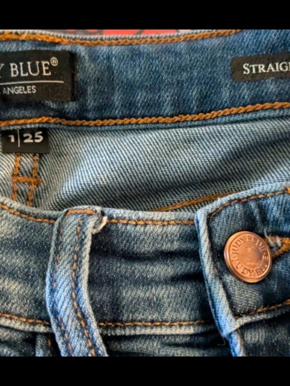 Straight Fit Women's Jeans -Judy Blue 1/25